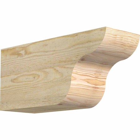 Ekena Millwork Carmel Rough Sawn Rafter Tail, Douglas Fir, 6"W x 8"H x 18"L RFT06X08X18CAR00RDF